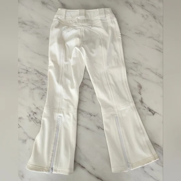 NWT Free People Movement Valencia White flare Ski / snowboarding pants snow suit - Picture 8 of 12